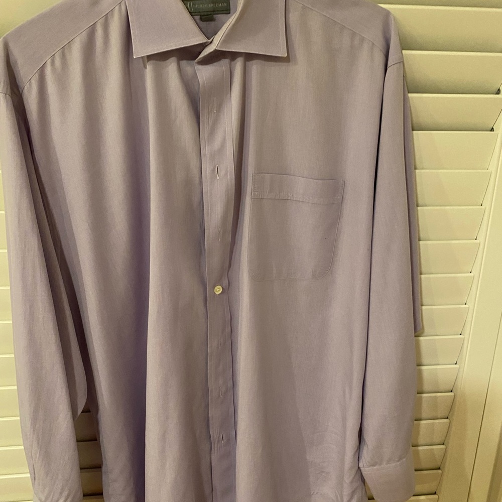 Hickey Freeman Dress Shirt Violet
